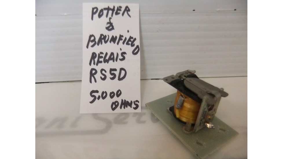 Potter & Brumfield RS5D relay 5000 ohms